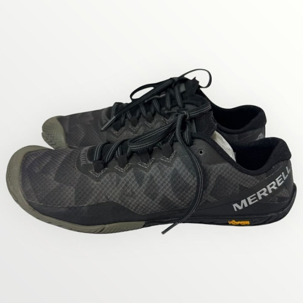 MERRELL Vapor Glove 3 Womens Barefoot Performance Lightweight Hiking Shoes Black - Picture 1 of 12